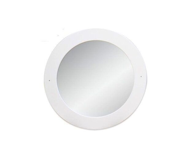 EduCasa ronde wandspiegel maat L – Wit
