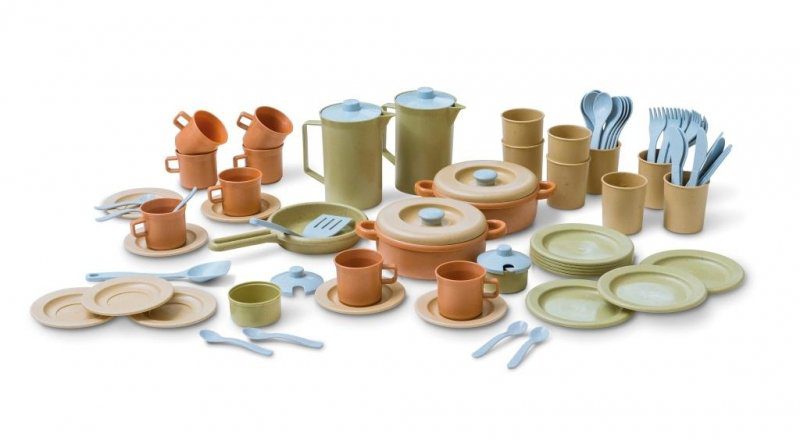 Dantoy BIOplastic grote eetset (79-delig)