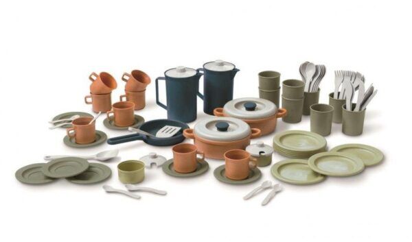 Dantoy BIOplastic grote eetset (79-delig)