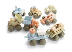 Dantoy BIOplastic voertuigen Assorti (set van 8)