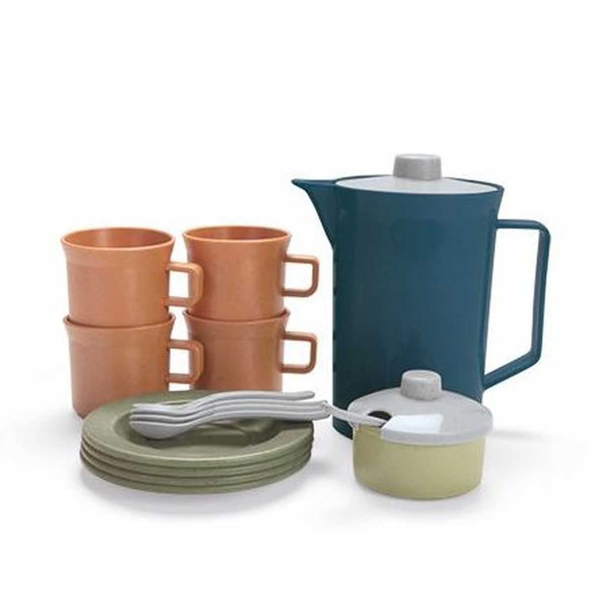 Dantoy BIOplastic koffieset (17-delig)