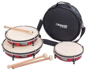 Robuuste Drumset – 3 drums en 3 slagwerken