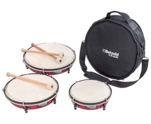 Robuuste Drumset – 3 drums en 3 slagwerken