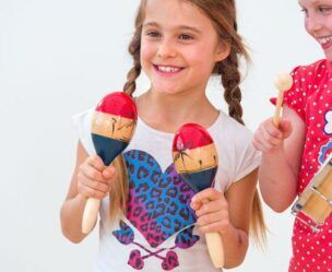 Sambaballen paar 25 cm