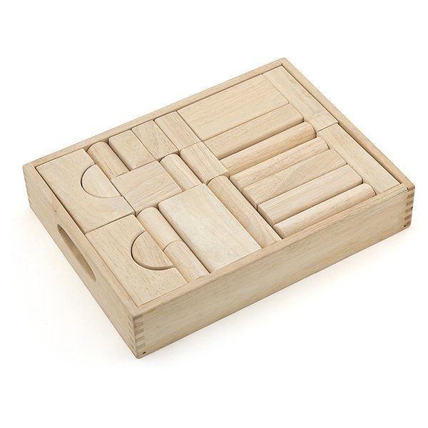 Jumboblokken in houten Kist – 46-delig foto 2