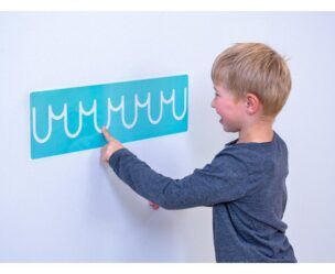 Leren schrijven – Swingoefeningen voor op de muur foto 2