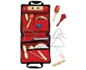 Ritmeset in tas – 18 instrumenten en 4 slagwerken