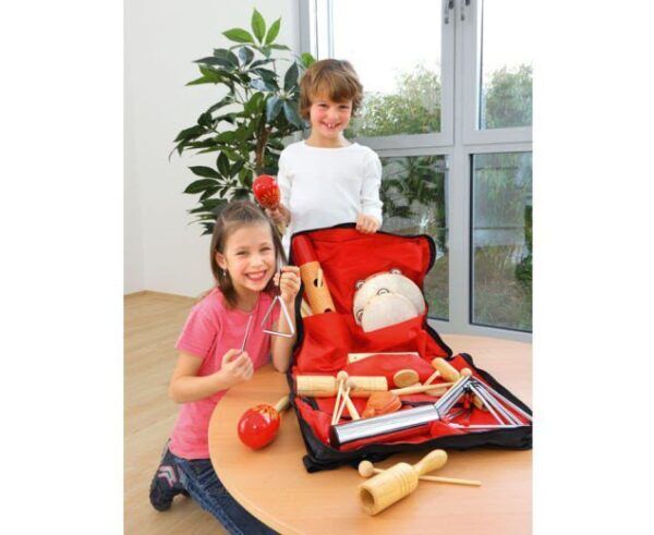 Ritmeset in tas – 18 instrumenten en 4 slagwerken