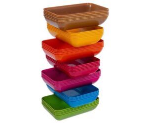 Duurzame Sorteerschalen 5 stuks in diverse kleuren foto 2