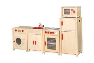 Speelkeuken Naturel 5-Delig