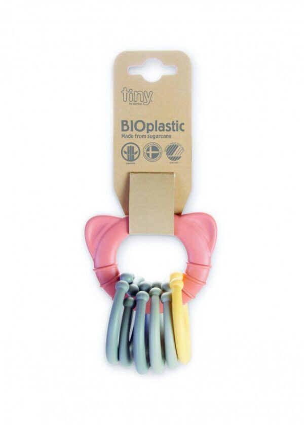 Dantoy TINY BIOplastic bijtringen (7-delig) Roze