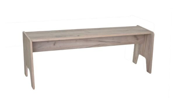 Uilenbank hoog 180 cm – Grey Craft Oak foto 1