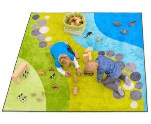 Speelkleed Landschap – 200 x 200 cm foto 2