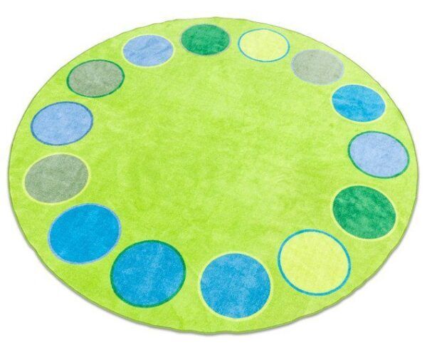 Speelkleed Rond met 14 zitcirkels – ⌀ 300 cm
