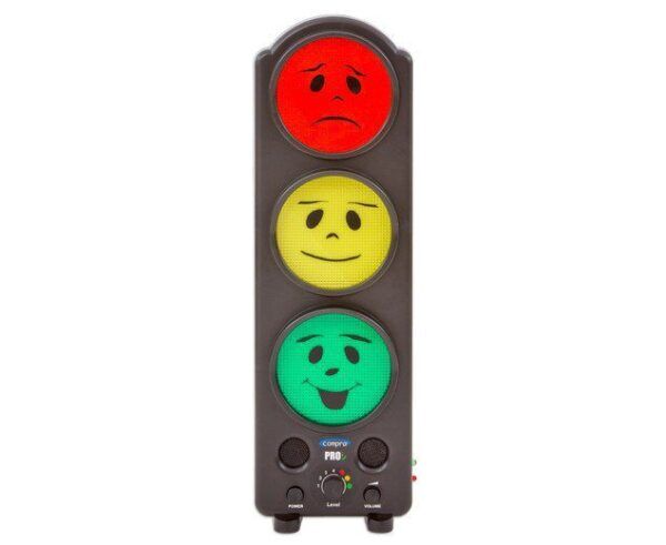 Stoplicht met geluidcontrole – geluidsmeter