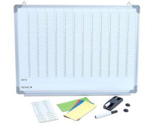 Jaarplanner, met magnetische symbolen en markeringen – 65 x 95 cm foto 2