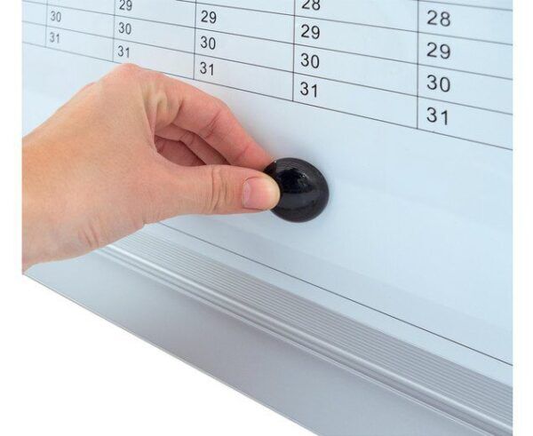 Jaarplanner, met magnetische symbolen en markeringen – 65 x 95 cm