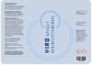 Viro Desinfectiemiddel voor handen 1 liter met doseerdop foto 2
