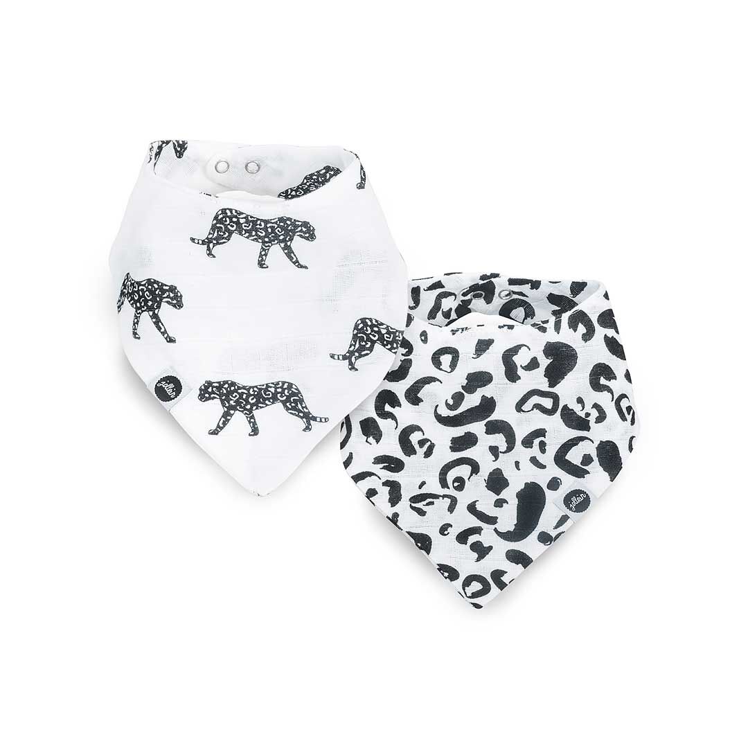 Jollein Slab bandana hydrofiel Leopard Luipaard 2 stuks