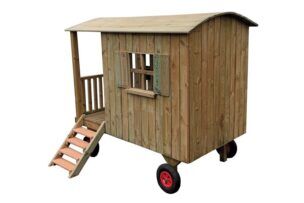 Houten Circus Pipowagen foto 2