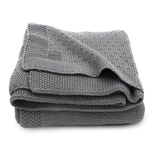 Jollein Deken 150 x 100 cm Bliss knit storm grey foto 1