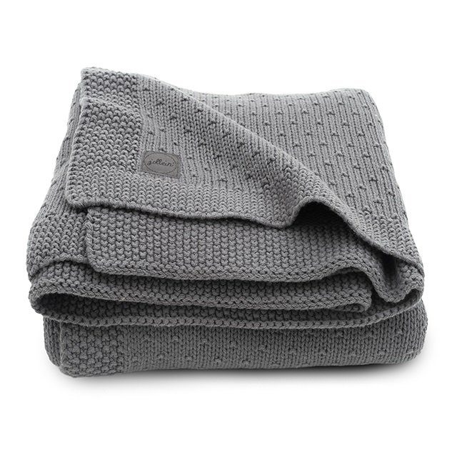Jollein Deken 150 x 100 cm Bliss knit storm grey