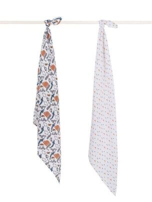 Hydrofiel multidoek large 115x115cm Polar 2pack