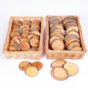 Grote Houten Schijven – 30 stuks