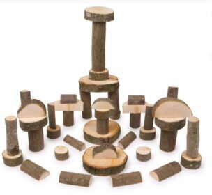 Woods boomblokken – 50 stuks