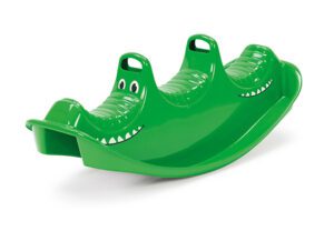 Dantoy BIOplastic Stabiele Wip met 3 zitplaatsen - Krokodil