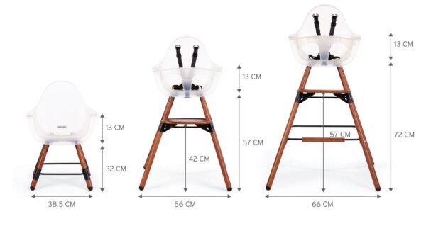 Evolu 2 Kinderstoel – Verstelbaar in hoogte (50-75 /*90CM) foto 2