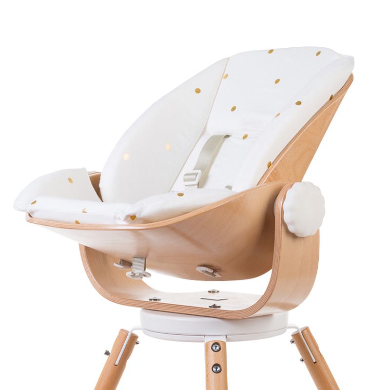 EVOLU NEWBORN COMFORTKUSSEN - JERSEY - GOUDEN STIPJES