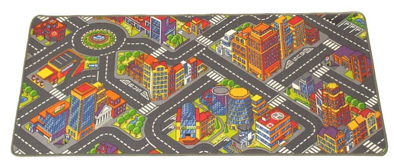 Speelkleed Big City - Grote Stad - 95 x 200 cm