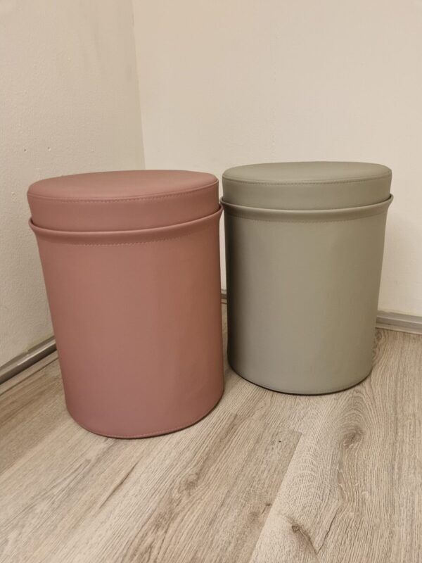 Poefje rond 40 x 30 cm – 140 kleuren beschikbaar