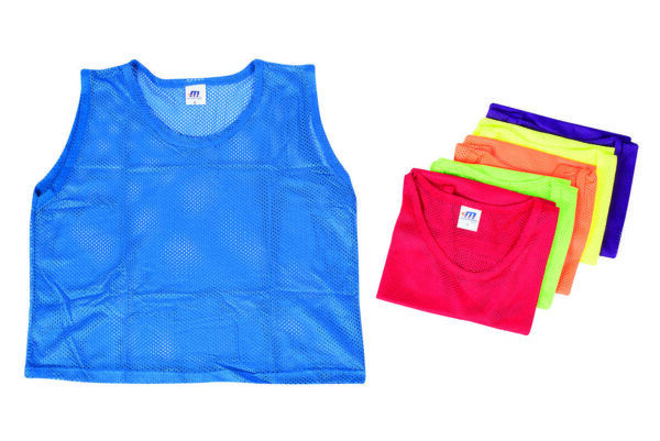 Set van 10 trainingshesjes S – Blauw