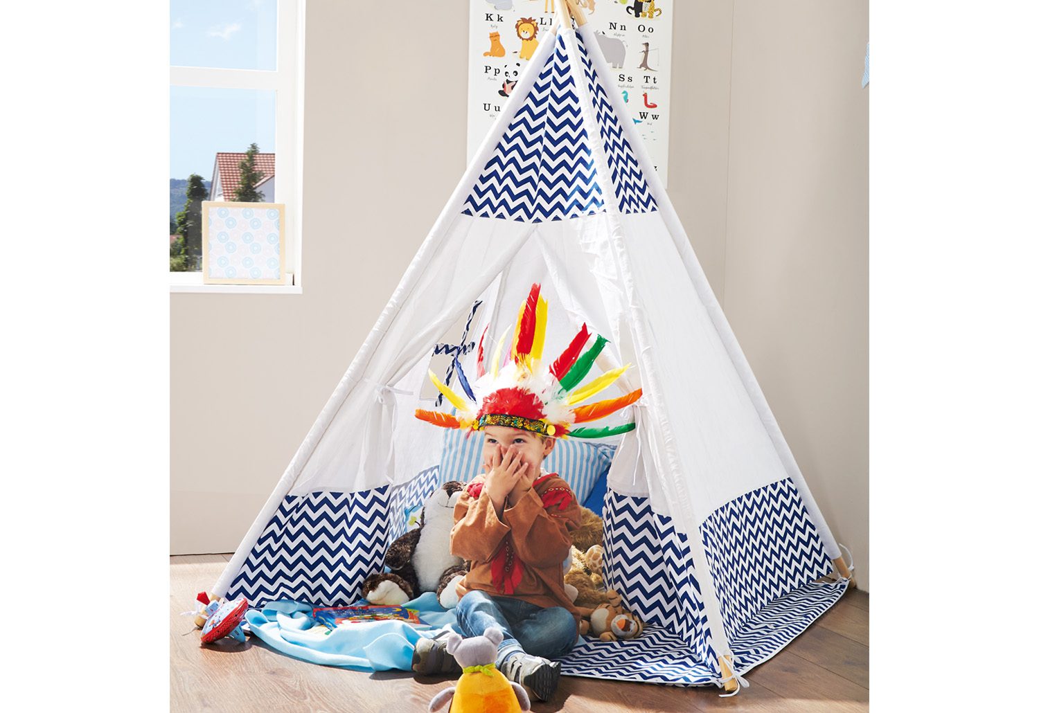 Tipi tent Dakota Baaslevert. Voor Kinderopvang en Onderwijs.