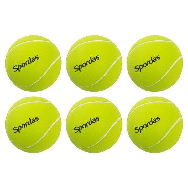 Foam tennisballen 70mm – Set van 6