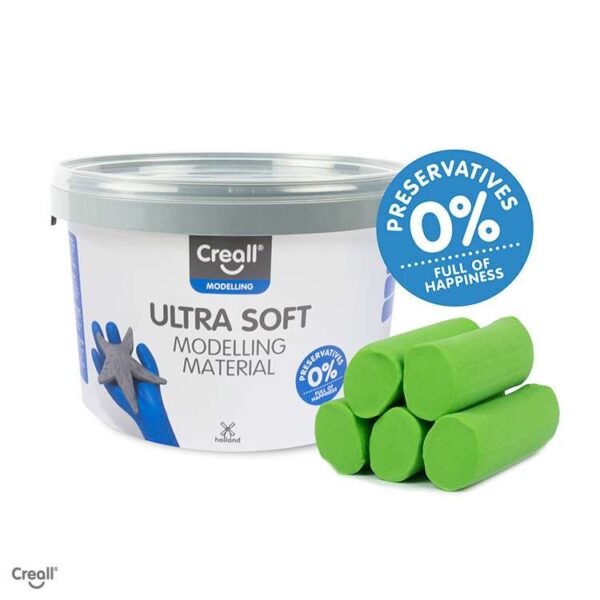 Creall Ultra Soft Klei 1100 Gram – Groen foto 1