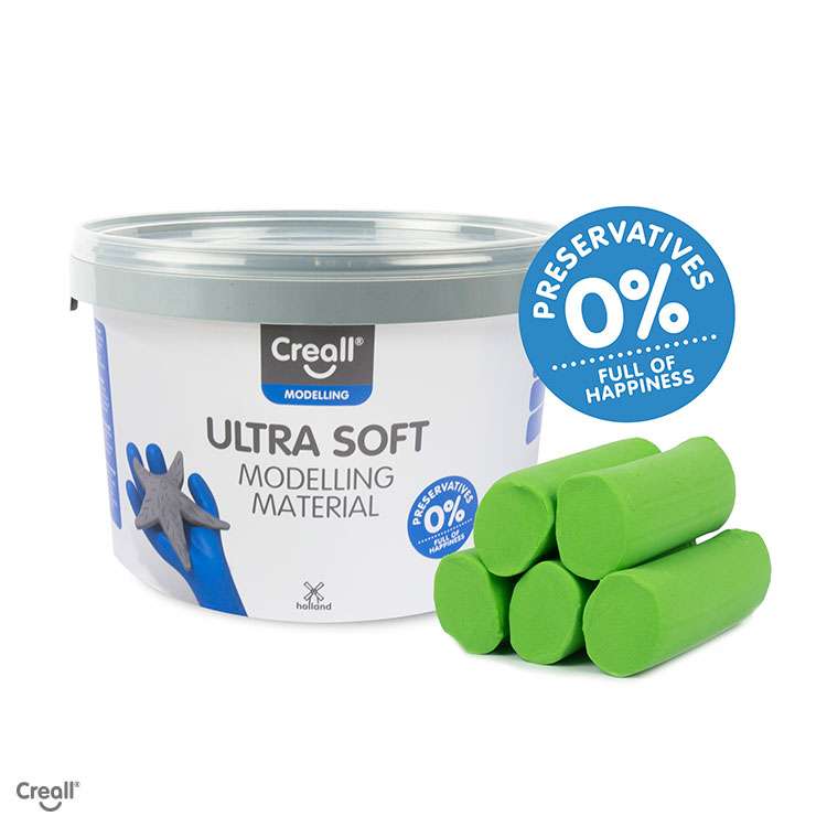 Creall Ultra Soft Klei 1100 Gram - Groen