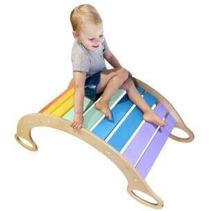 Houten schommeltunnel foto 2