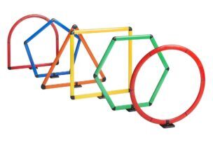 Set van 6 geometrische obstakels foto 2