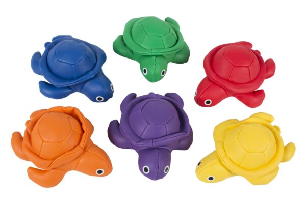 Pittenzakjes Schildpad, Set van 6 kleuren foto 1