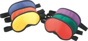 Set van 6 gekleurde blinddoeken