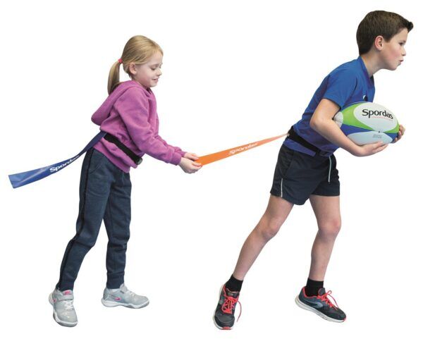 Set van 6 riemen met vlag / vlaggengordels – oranje