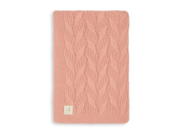 Deken Spring Knit 100 x 150 cm – Rosewood