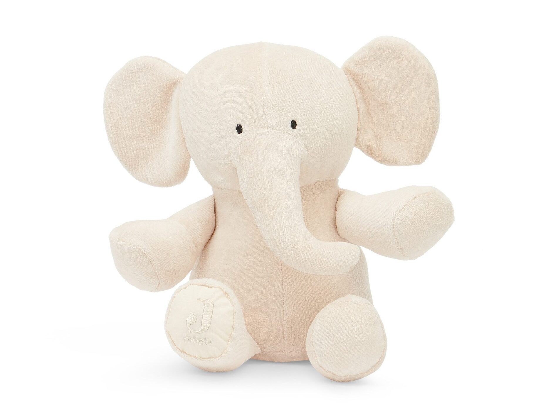 Knuffel Elephant Velvet Nougat - Knuffel Olifant Beige