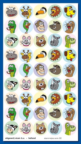 Stickers Serie 22 - Fantasie dieren