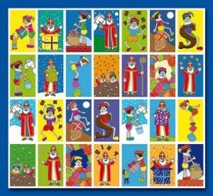 Stickers Serie 47 – Sinterklaas en Piet