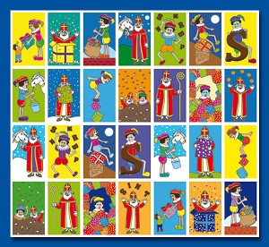 Stickers Serie 47 - Sinterklaas en Piet