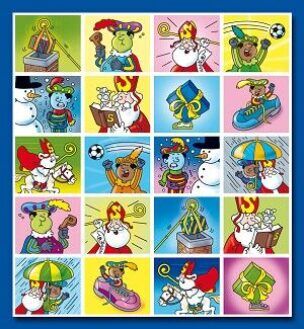 Stickers Serie 77 – Sinterklaas en Piet